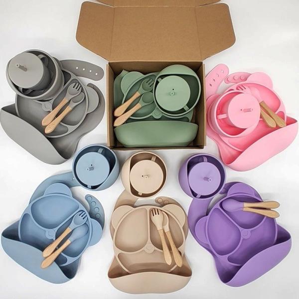 Silicone Feeding Set (6 Piece)